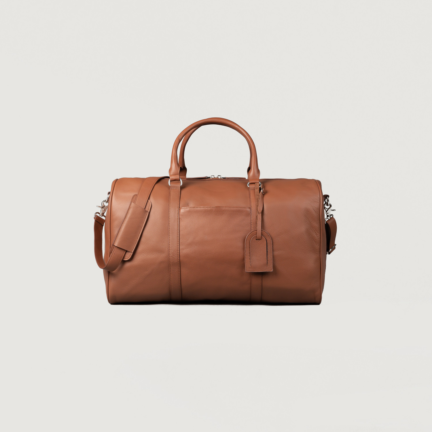 The Darrio Brown Leather Duffle Bag
