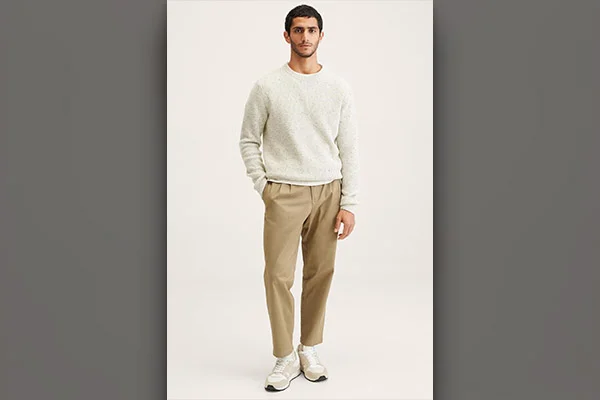 Khakis and clearance sweater