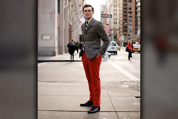 Red Pants With Blazer