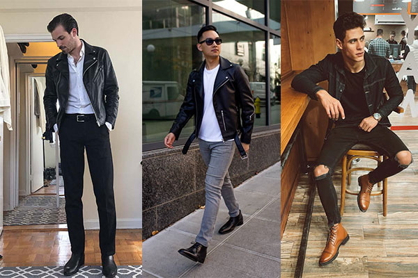 What Shoes To Wear With A Leather Jacket The Jacket Maker Blog