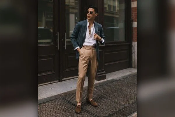 Which pants work with brown loafers? - Quora