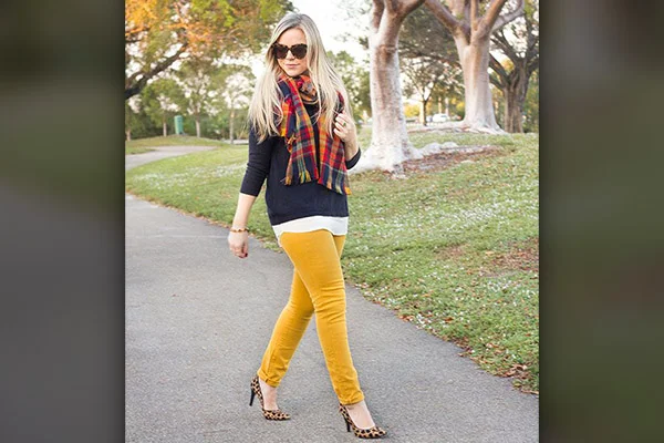 Buy Mustard Trousers & Pants for Women by Broadstar Online | Ajio.com