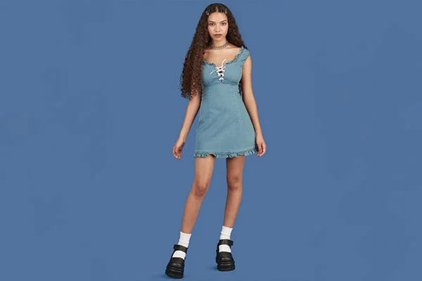 denim shirt dress fashion Stetson Women's Blue Denim Shirt Dress main image 0