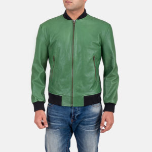 Mimicking nature, greenery, lushness and life this Shane Green Bomber Jacket makes for the perfect jacket gift.