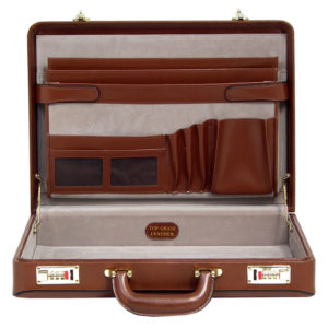 From its structure to style and detail, this is a good example of bygone briefcases still used today.