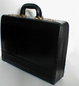 The colours of a majority of briefcases usually revolve around black, brown or tan. 