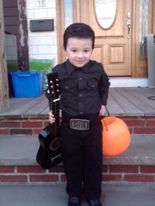 Johnny Cash Kid Halloween costume