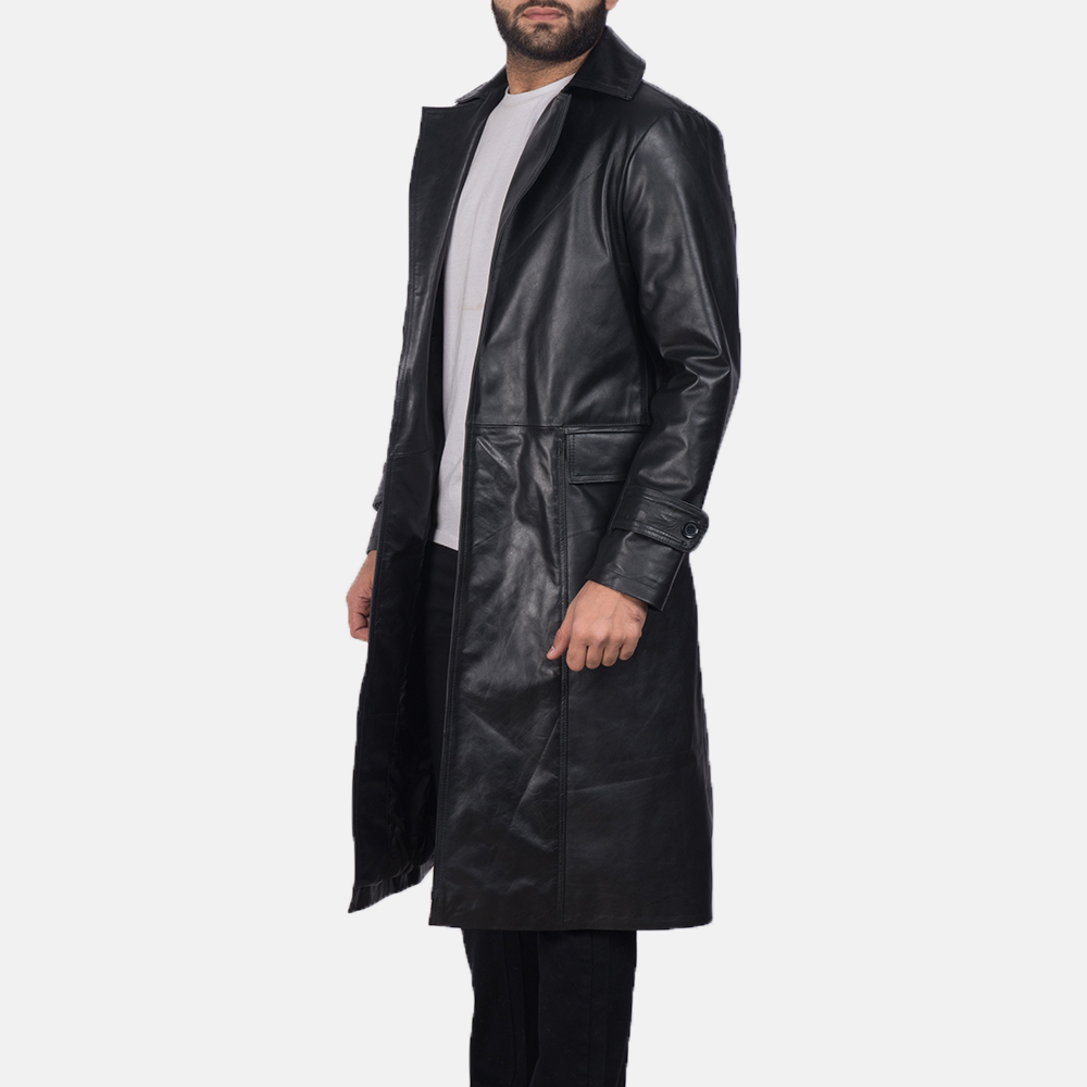 Clarent-Black-Leather-Coat