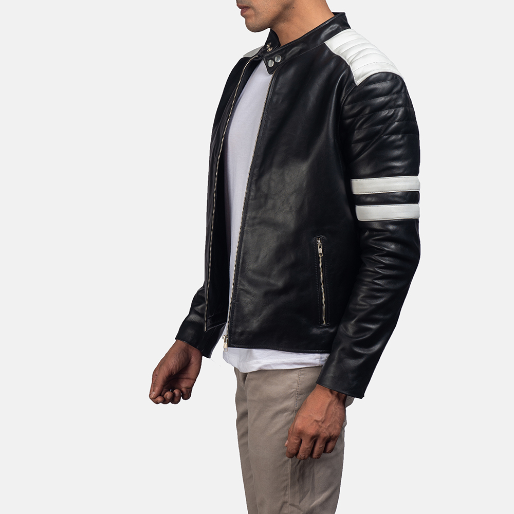 Monza-Black-and-White-Leather-Biker-Jacket