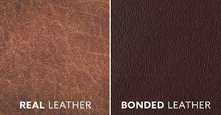 Bonded leather vs real leather 