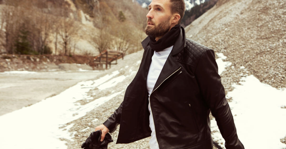 how to wear a leather jacket
