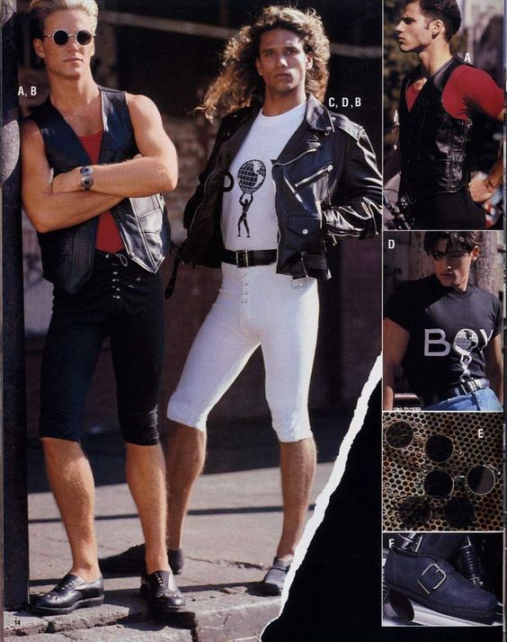 80s rock clothes