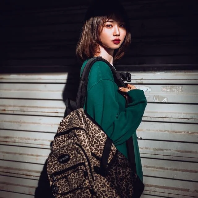 Korean street style oversized sweatshirt