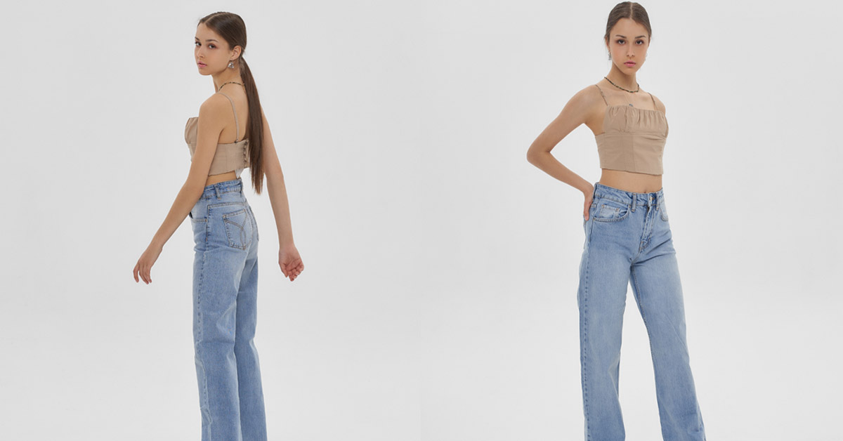 super easy* HOW TO STYLE STRAIGHT LEG JEANS