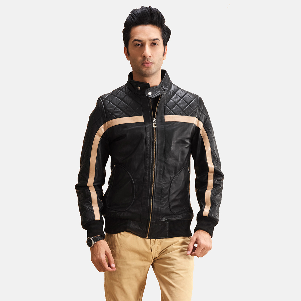 fall leather jacket for men
