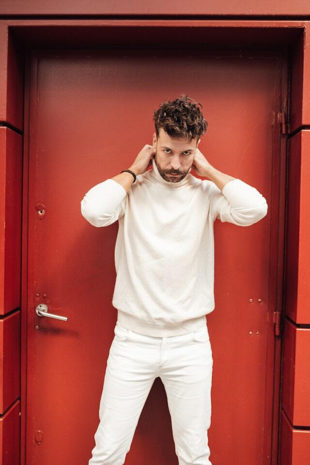 all white look for men