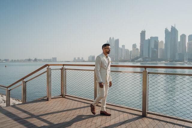 white double breasted blazer