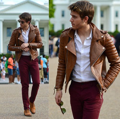 How to Wear Burgundy Pants  VStyle For Men