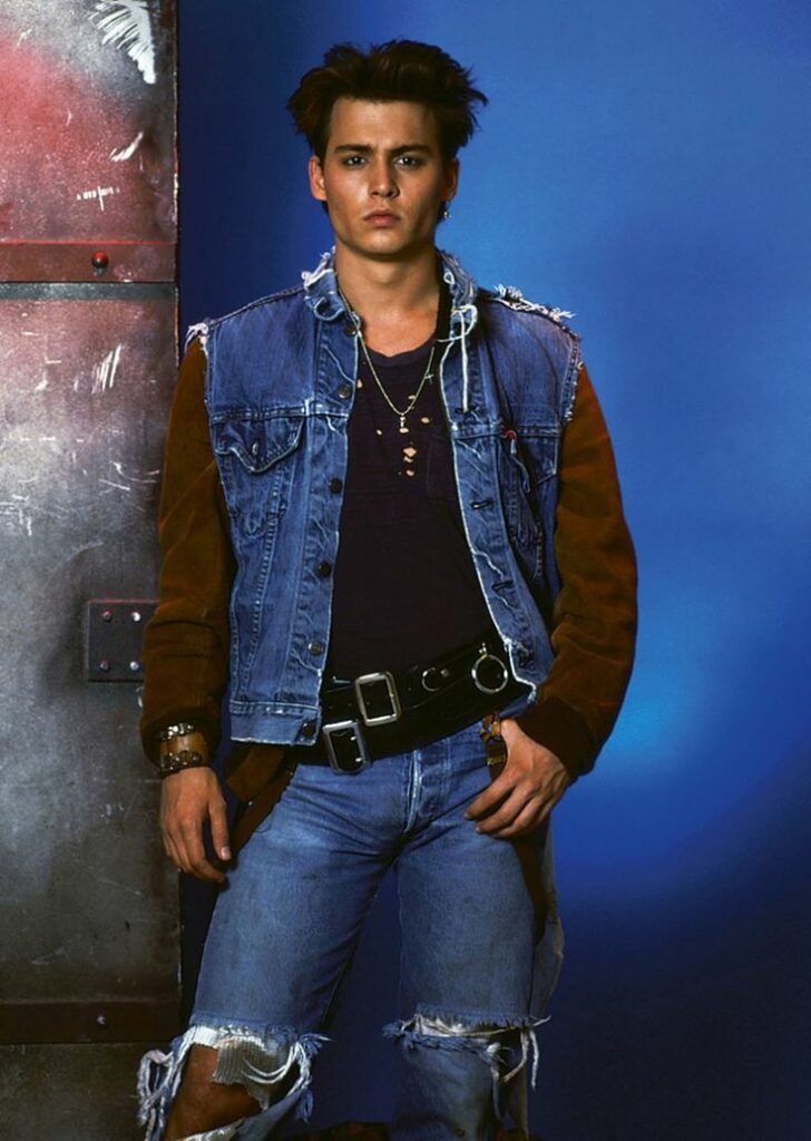 double denim fashion from the 80s