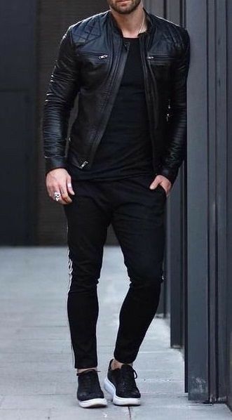 all black outfit for men