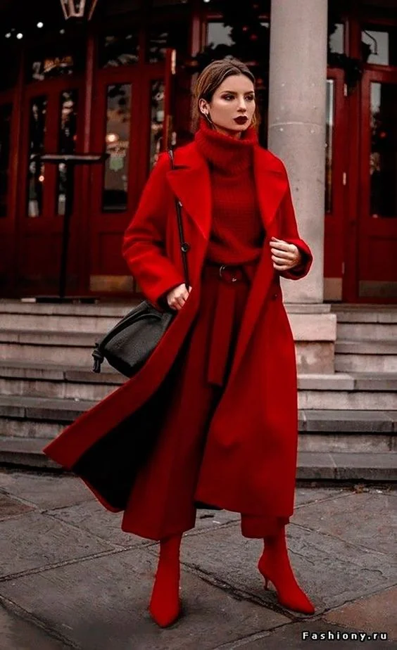 red outfit