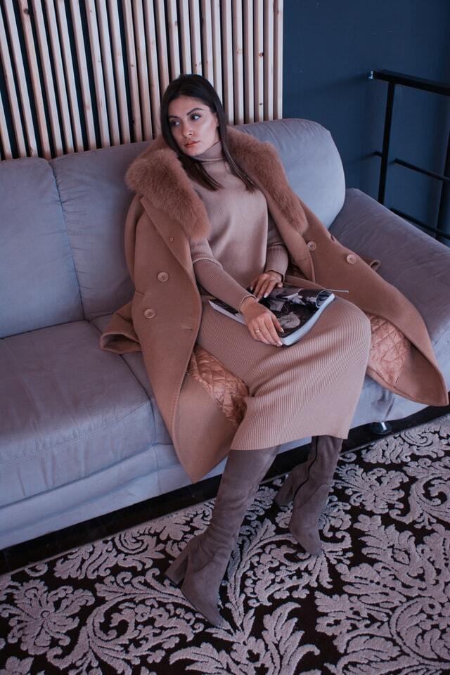 long coat with dress