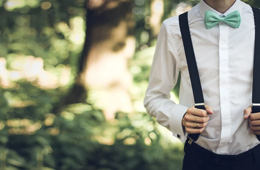 how to wear leather suspenders