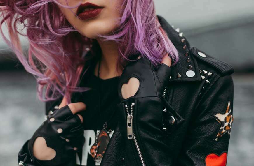 female leather jacket outfit ideas