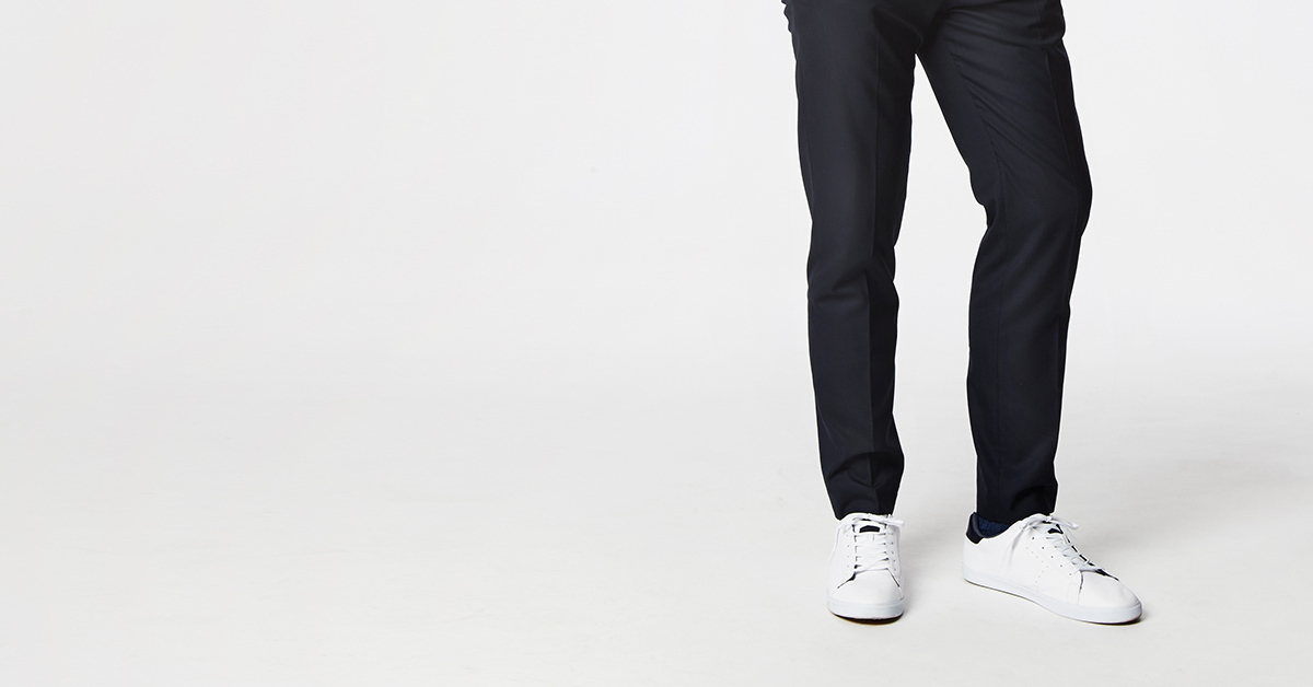 Explore The Right Way To Wear Dress Pants With Sneakers The Jacket 