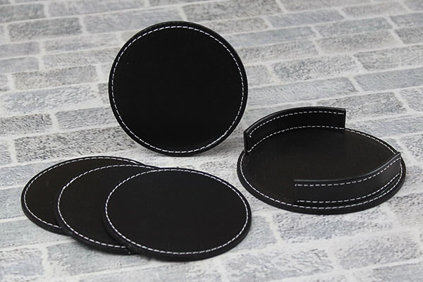 leather coasters