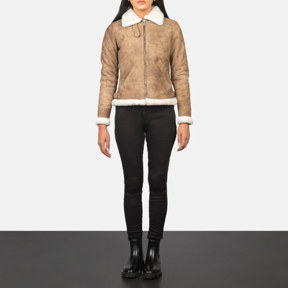 womens shearling jacket