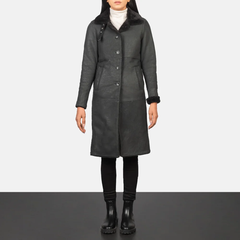 womens shearling jacket