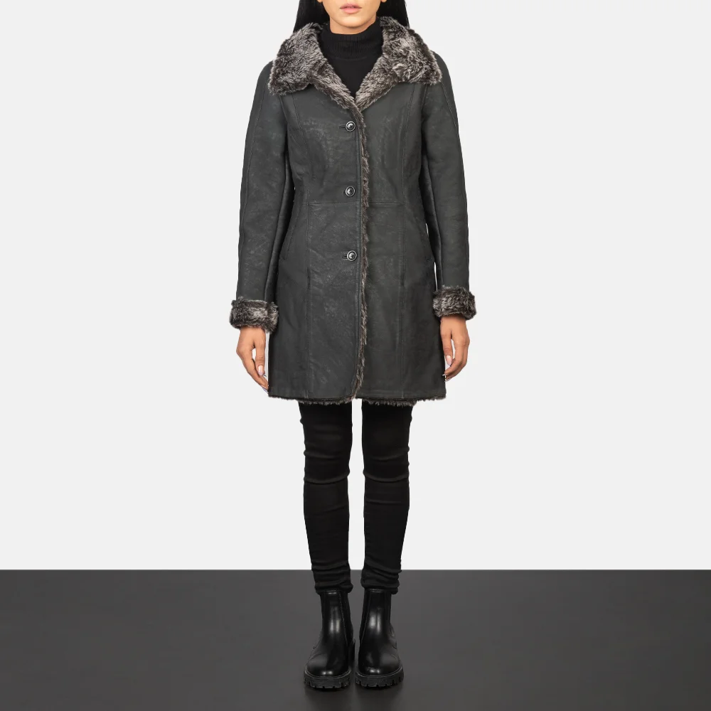 womens shearling jacket