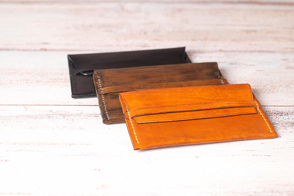 A Customized Leather Card Holder