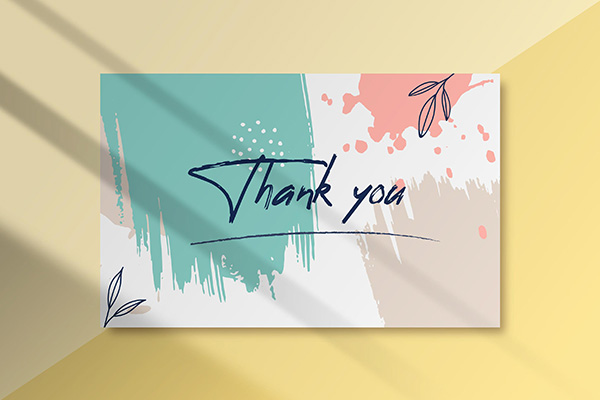 A Thank You Card