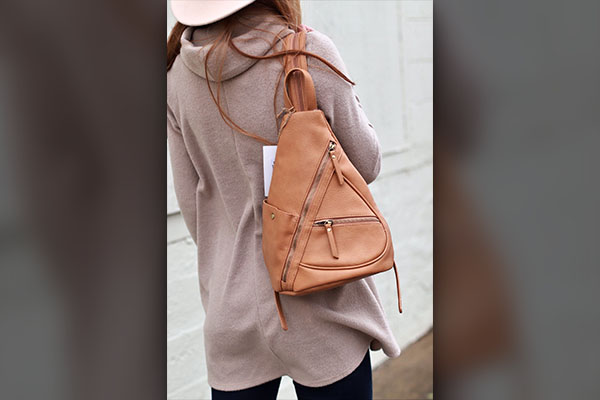 sling bag over the shoulder