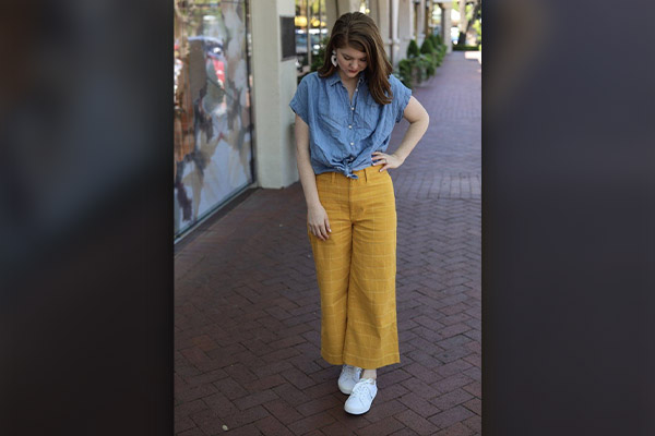 Styling a Wide Leg Pants 