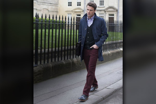 Men’s Maroon Pants Outfit