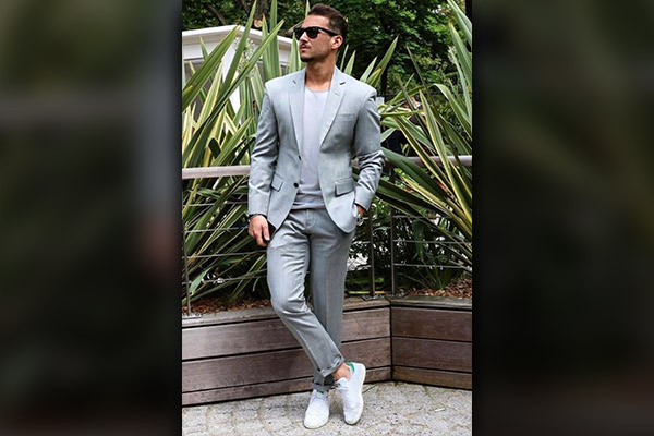 Men Style Grey Blazers