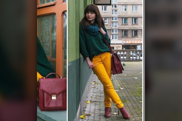 5 Colorful Ways to Wear Mustard Yellow Jeans For Fall