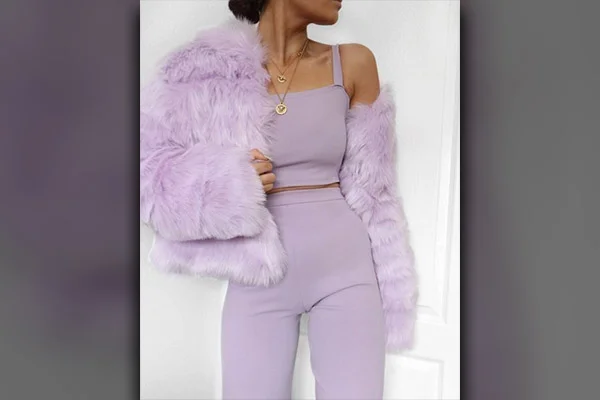 Pastel 2024 purple outfit