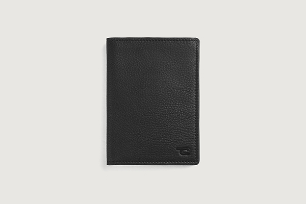 Bernardi Black Leather Travel Wallet