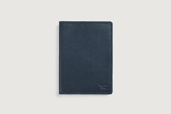 Bernardi Blue Leather Travel Wallet