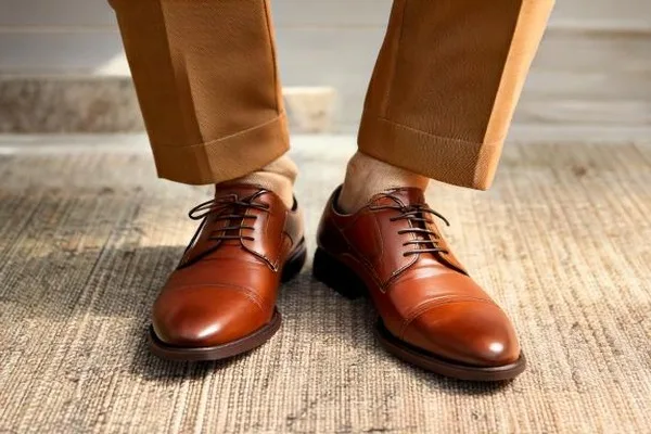 princess polly baby blue dress Brown vs Black Shoes: Essential Dress Shoe Rules You NEED To Know main image 0