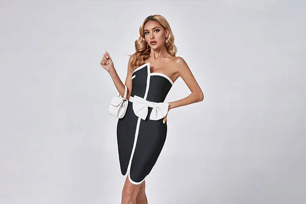 sachin and babi light blue dress Black And White Outfits – Break Away From The Monochrome