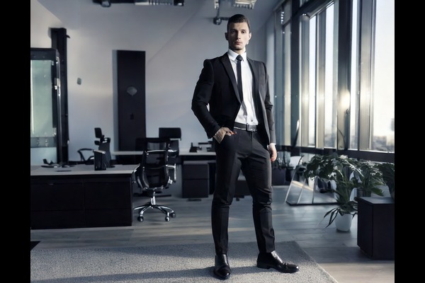 Boots with a Suit for Business