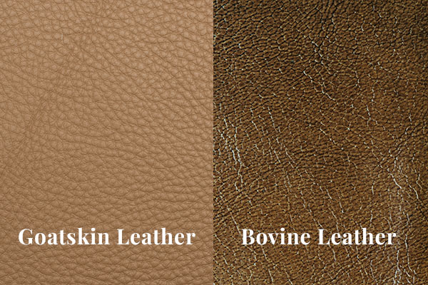 Bovine Leather vs Goatskin Leather