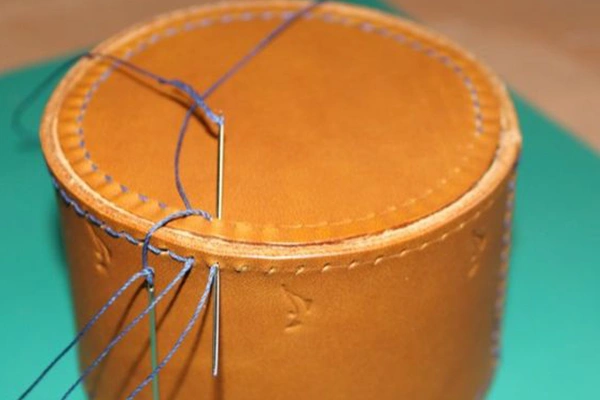 Box Stitch Leather Stitching