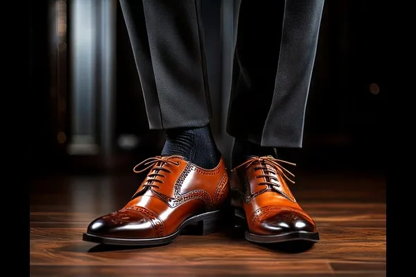 Brogues with a Black Suit