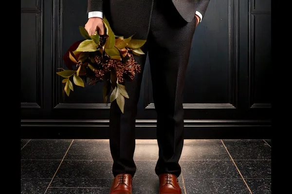 Brown Shoes for Different Occasions with a Black Suit